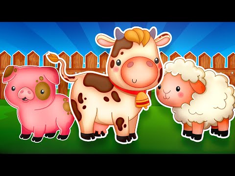 Animales De Granja 😲🎈 + Más Videos Educativos para Niños | Niños Sabios
