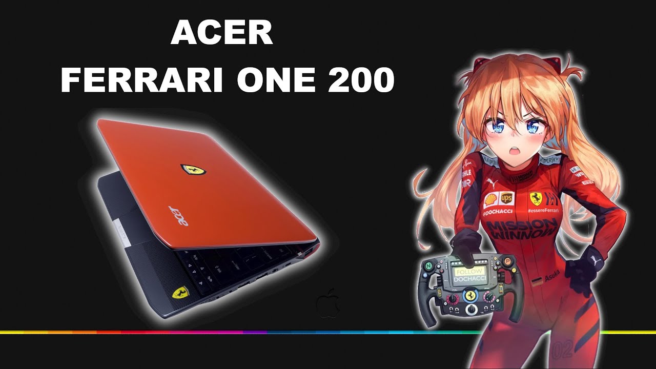GAMING on an FERRARI LAPTOP - Acer ONE 200 - YouTube