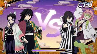 Shinobu & Giyu vs. Mitsuri & Obanai - Demon Slayer: The Hinokami Chronicles 2 (2K 60FPS)