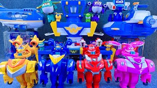 8 minute of satisfying unboxing, cool Super Wings Space Base Set Series ASMR | Review Toys