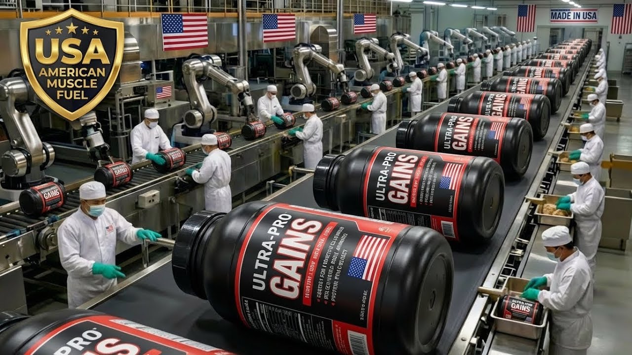Inside America's Biggest Protein Powder Factory – Start to Finish