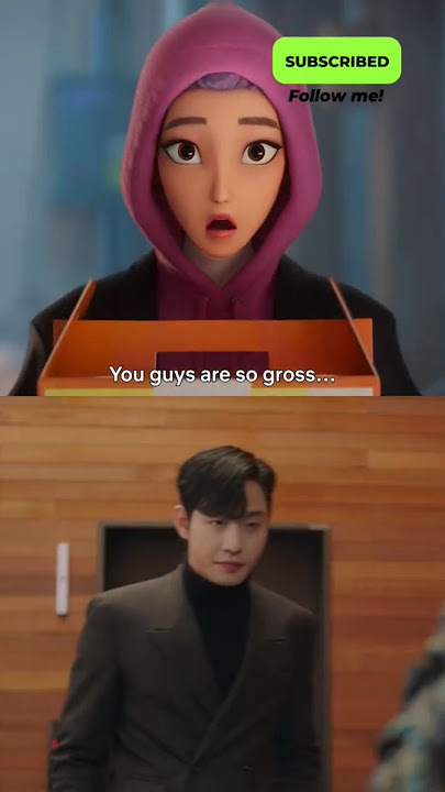 Kpop Demon Hunters-Ahn Hyo Seop's slomo scene in Kpop demon hunters and Business Proposal#kpop