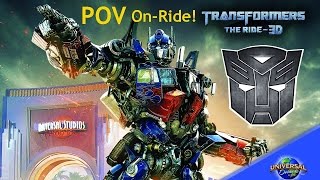 Transformers The Ride 3D POV HD On-Ride Universal Studios Florida Back Seat Orlando GoPro 2015
