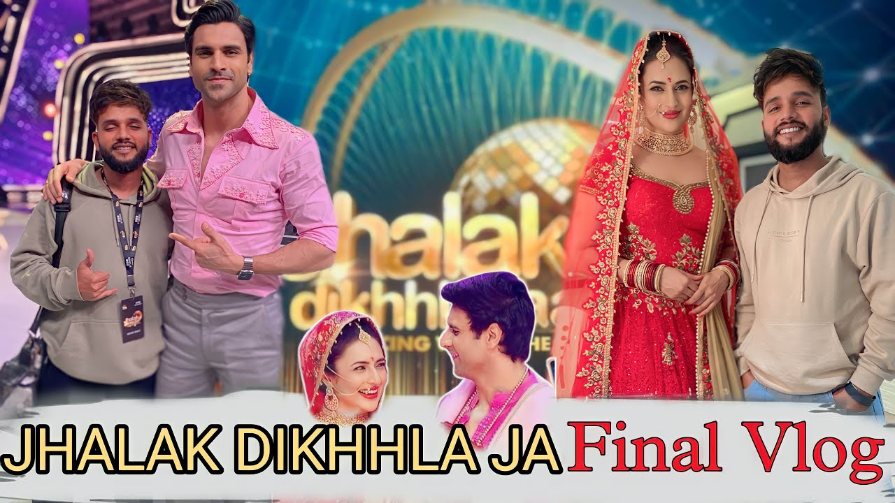 Aese hoti hai Jhalak dikhlaja shooting with ￼Divyanka mam n Vivek sir  