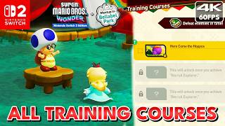 Super Mario Bros Wonder + Meetup in Bellabel Park - All Training Courses (4K 60FPS)
