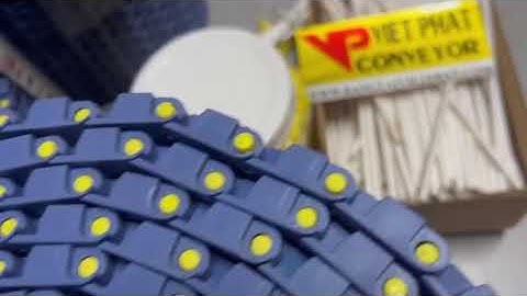O9-12-13-67-39: Băng tải nhựa modular belt: vật liệu nhựa PP và nhựa POM, hàng sẵn giao ngay TPHCM.