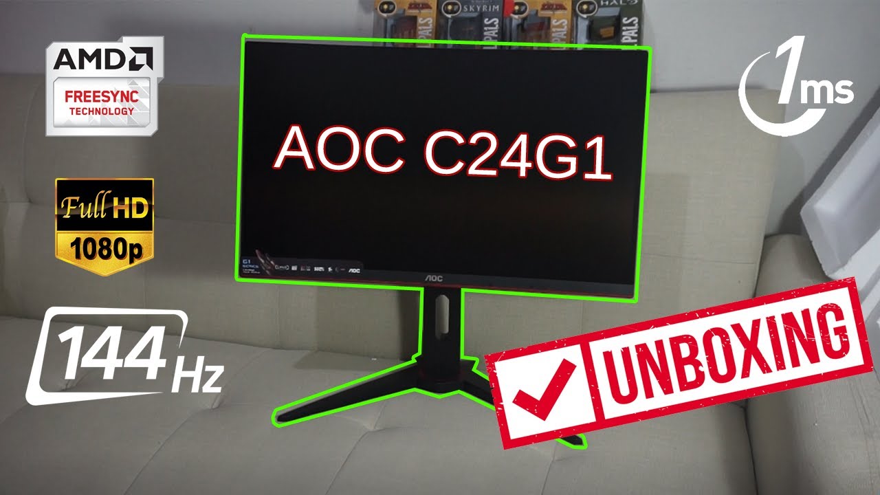 PlayStation4 (PS4) + Monitor AOC C24G1 144hz Apex- DoA - ProjectCARS 2 -  Horizon Zero Dawn - YouTube