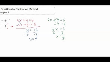 Solving Systems of Equations by Elimination Method Multiplication Example 3