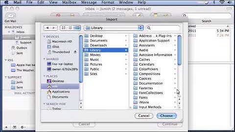 How to import data from other email clients in Apple Mac Mail