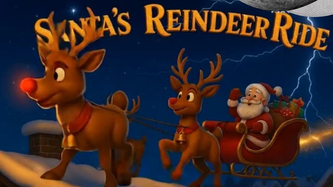 Santa's Reindeer Ride / Chrstmas songs for Kids - YouTube