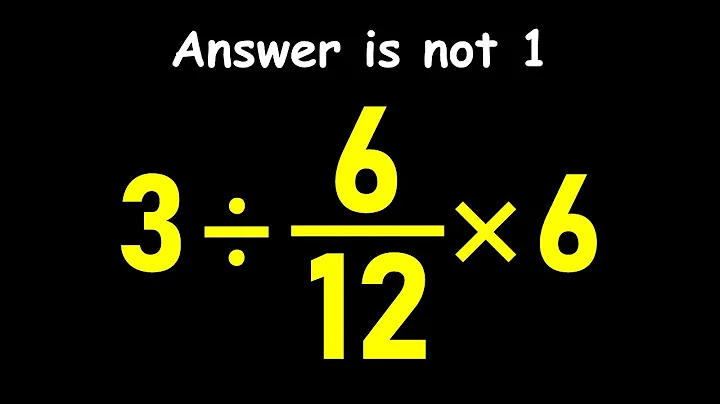 Most People Get This Math Question Wrong!