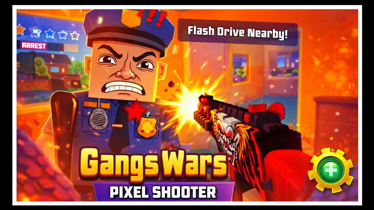Gangs Wars City: Pixel Shooter Part 2 theft | mafia Pixel Shooter New Update | Gameplay Walkthrough