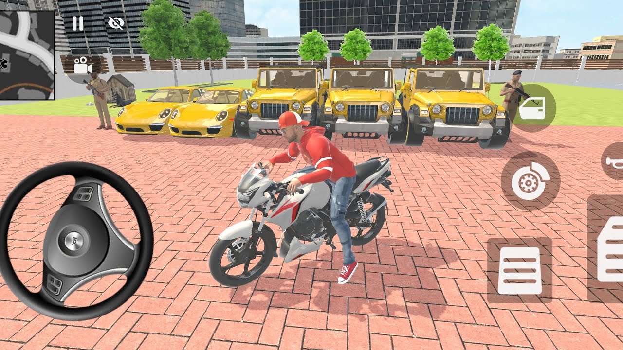 🎮 Franklin Order By 3️⃣ Gold Mahindra Thar 2️⃣ Gold Porsche Car in 🇮🇳 Indian Bike Auto Simulator 