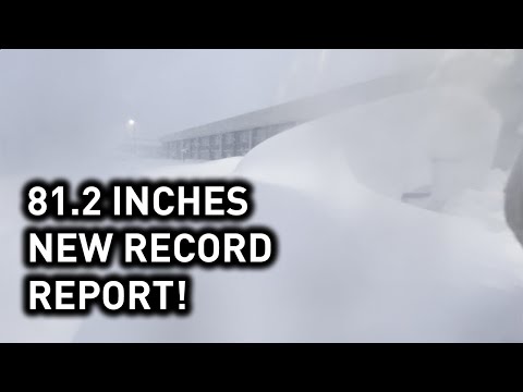 81.2 INCHES NEW RECORD SNOW REPORT in Hamburg, NY!