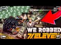 GTA 5 ROLEPLAY - WE ROBBED 7/ ELEVEN ( I THINK WE GOT A SNITCH IN THE GROUP )