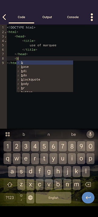 How to use marquee tag in html#coding #html #html5