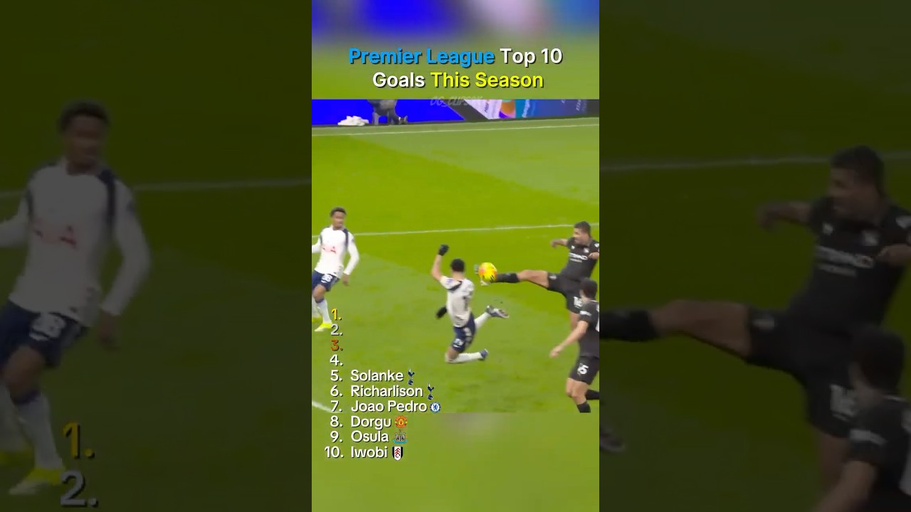 Top 10 EPL Goals 25/26 #football #shorts #epl