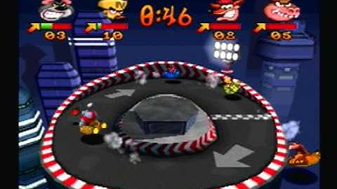 Crash Bash (Coop) : Dot Dash (Level 15) Trophy, Gem, and Crystal