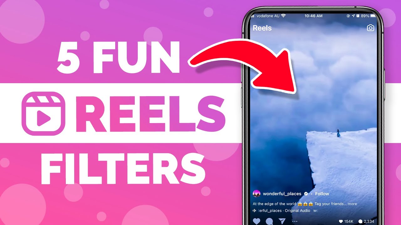 Top 5 Filters For INSTAGRAM REELS - How to Use Reels (PART II) - YouTube