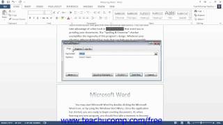 Word 2013 Tutorial Finding and Replacing Text Microsoft Training Lesson 3.4