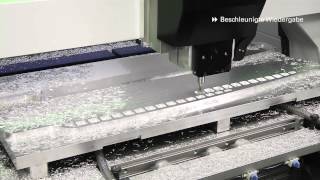 CNC-Fräsmaschine DATRON M8Cube - Fräsen eines Longboards aus Aluminium