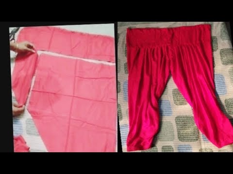 Simple Salvar simple salwar cutting easy method for beginners! sabse aasan Tarika se ...