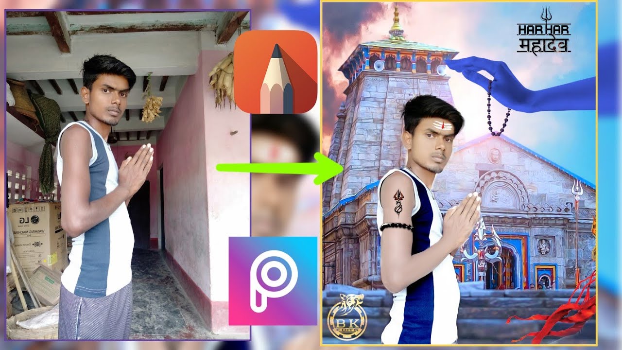 Maha Shivratri cb photo editing 2021 | Mahadev photo editing PicsArt | Bolbam special edits tutorial