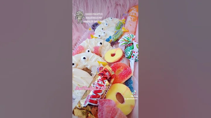 Halloween Mummy Candy Candied Pineapples by Bow'Tealful,LLC