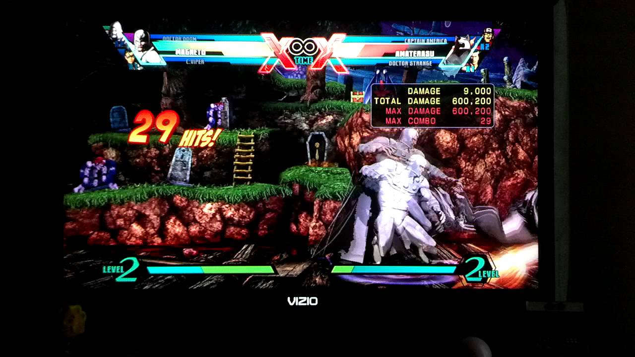 UMVC3 - Magneto Attraction Glitch (Slip and Slide)