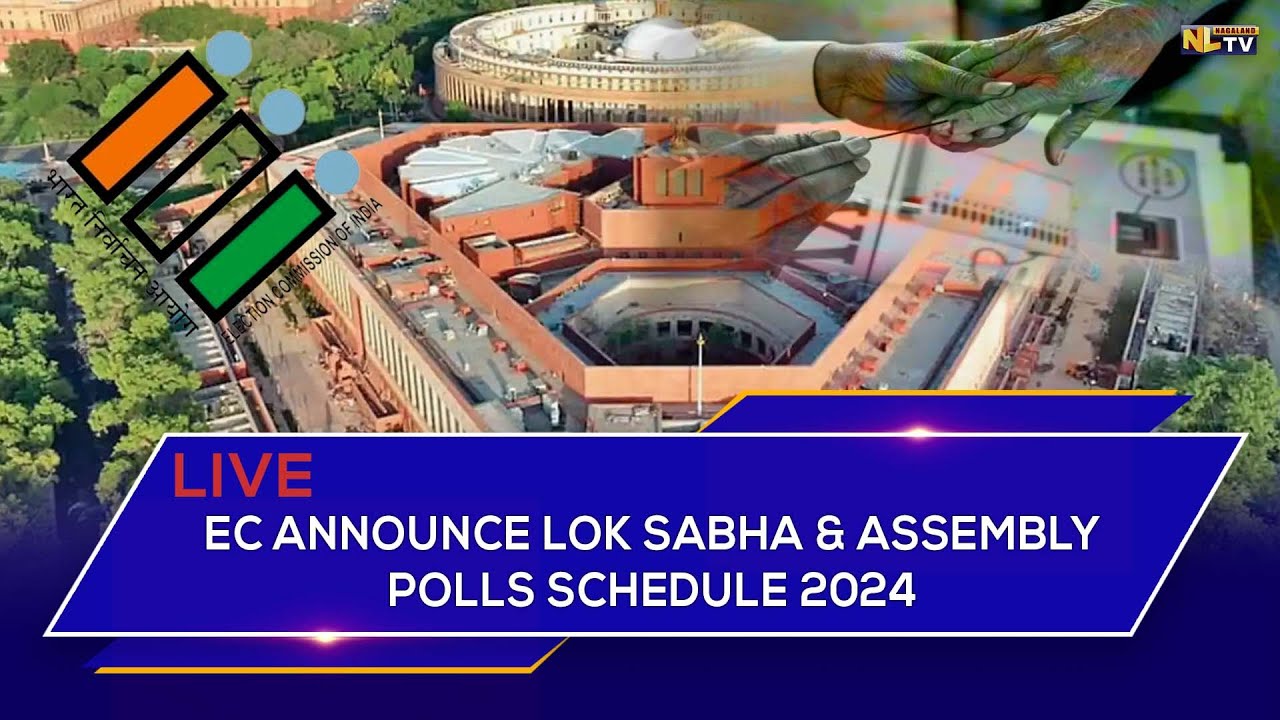 EC ANNOUNCES LOK SABHA AND ASSEMBLY POLLS SCHEDULE 2024 - YouTube