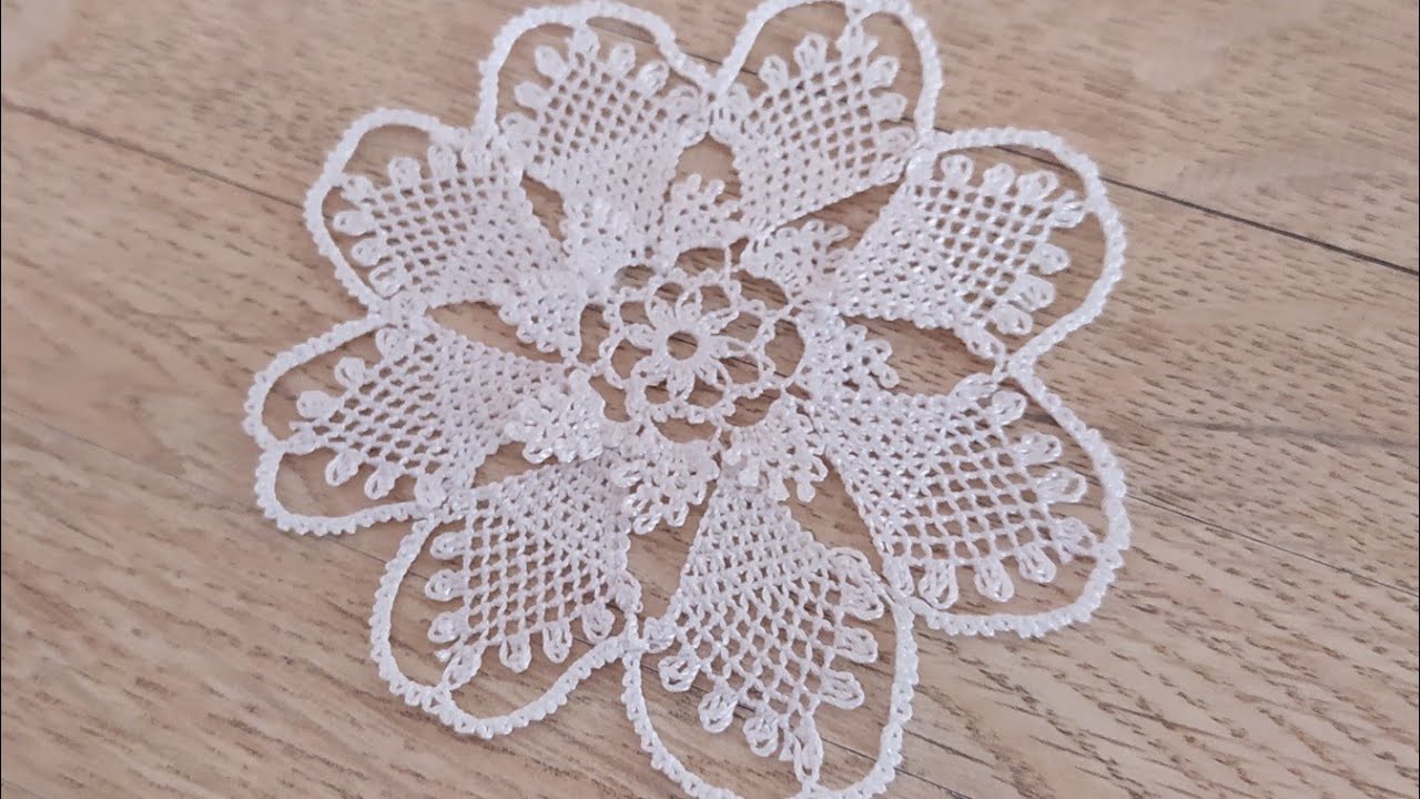 TAM ÇEYİZLİK  GÖSTERİŞLİ  İĞNE OYASI MODELİ ANLATIMLI YAPILIŞI