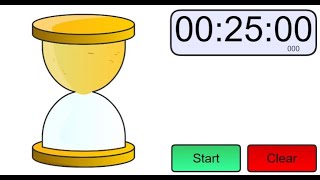 25 Minutes Sand Timer Youtube