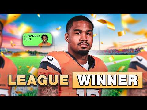 I Found The Next League Winning Wr (+ Wr Strategy!)