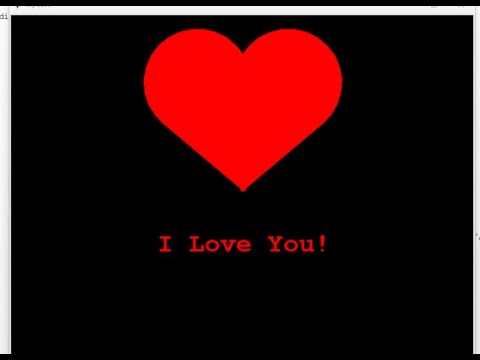 LOVE PROPOSAL --THROUGH PYTHON CODE - YouTube