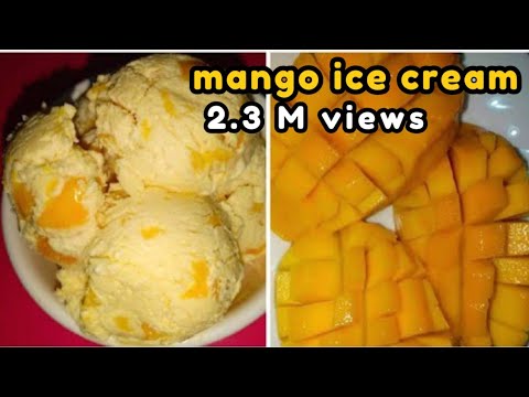 HOW TO MAKE MANGO ICE CREAM AT HOME..THIS IS SOO YUMMY AND CREAMY