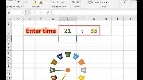 Clock in Excel