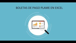 Boletas de Pago PLAME en Excel