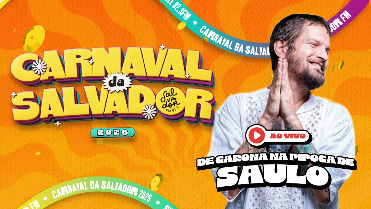 PIPOCA DE SAULO |  AO VIVO DIRETO DO CAMPO GRANDE | Carnaval da Salvador (13/02/2026) - Salvador FM