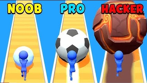 NOOB vs PRO vs HACKER Snowball Run