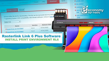 Rasterlink Link 6 Plus Software -  INSTALL PRINT ENVIRONMENT RL6