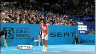 2011 Open 13 F SODERLING vs CILIC set2(3/3)