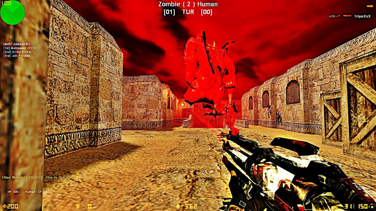 Counter-Strike 1.6 Download Zombie Escape World War'Z Mod + Nemesis Mod V2 + Guillotine Free 2020 HD