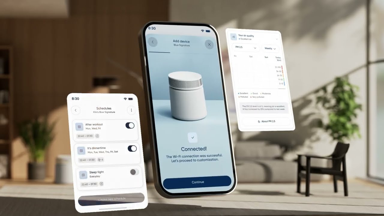 Blue Signature™ SP4i |【公式】ブルーエア空気清浄機 | Blueair