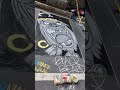Black Beard! Marshall D. Teach, Onepiece Chalk Art! #chalkart #onepiece #blackbeard #anime #shorts