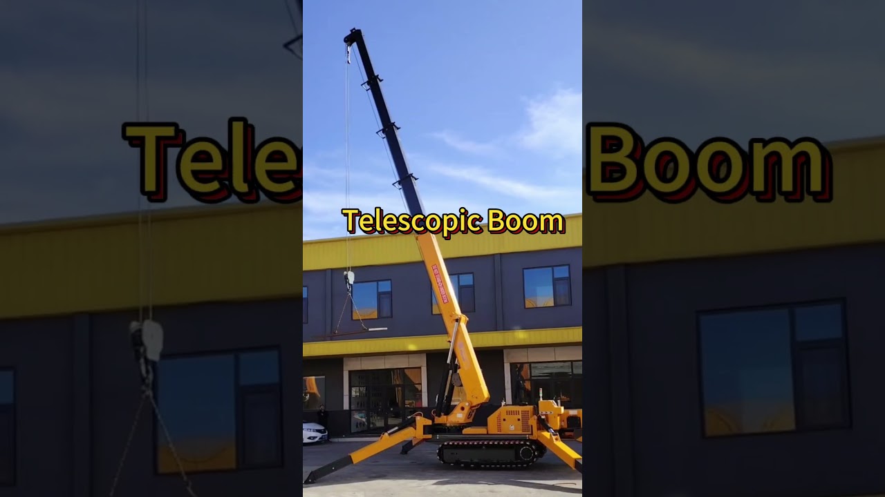 16ton Capacity Remote Control Spider Crane 