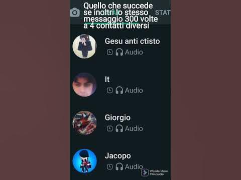 Ho inoltrato un messaggio 300 volte a 4 contatti #shorts - HAHAAHAHAH NON FATE CASO AI NOMI


I video escono lunedì alle 14 (non tutte le settimane)

--------------------------------------Social-------------------------