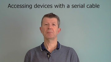 Accessing devices by using the serial port
