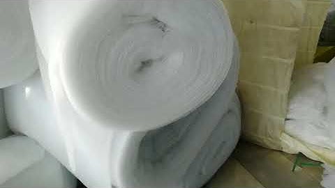 Thermal bonded wadding line