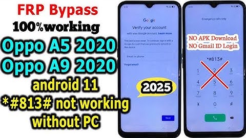 Oppo A5 2020 Frp Bypass|Oppo A9 2020 Frp Bypass 2025