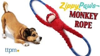 zippy paws monkey rope